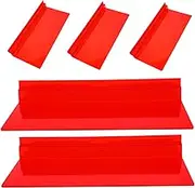 HOMOCONO 5pcs Wall Shoe Rack Slatwall Shelves Plastic Storage Display Holders for Sneaker Organize Your Shoes Elegantly Design for Home or Retail