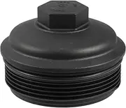 X AUTOHAUX Engine Oil Filter Housing Cover Cap 045115433C for VW Golf 2010-2014 for VW Jetta 2009-2014 for Audi A4 B7 2004-2008 2.0TDI