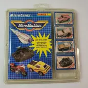 Vintage 1989 Micro Machines Micro Cards Series 1 New Sealed in Package