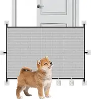 Cat Gate Indoor - Safety Gates for Pets,Folding Mesh Barrier, Animals Supplies for Toddler Kitten Bunny Hallway Bedroom Porch Living Room