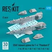 Reskit RS72-0446 USAF Inboard pylons for F-4 "Phantom II" (2 pcs.) (3D printing)