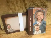 17 Vtg This Christmas Legacy of Faith Note Cards Envelopes Scripture 6 3/4x5 NOS