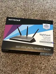 New Netgear Nighthawk AC1900 WiFi VDSL/ADSL Modem Router (D7000-100NAS)
