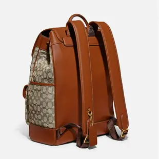 COACH後背包 Frankie Backpack In Signature Textile Jacquard