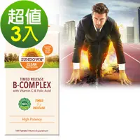 在飛比找PChome24h購物優惠-Sundown日落恩賜 緩釋型超級B群+C錠-B12加強配方