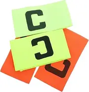 EXHUMKY Captain's Arm Band for Football 2 Color Options Elastic Sport Band for Team