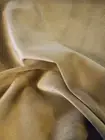 Tan / Light Brown Velour Upholstery Fabric 175" x 56"