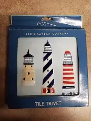 NEW CECIL SAYDAH COMPANY TILE TRIVET BY JENNY & JEFF