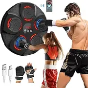 INMORVEN Boxing Machine Music,Rechargeable Boxing Equipment Wall Mount,Home Smart Boxing Target Workout Machine, Electronic Focus Agility Training Digital Boxing for Kids and Adults.