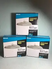NEW (3) Woods 12” Retrofit Ceiling Barn Lights Metal #L1710