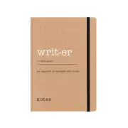 Letts Sustainable Eco Writers A5 Size Quality Dotted Notebook with Kraft Cover