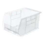 30237 AkroBins Plastic Storage Bins, Space-Saving Stackable Bins, Garage Clear