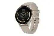 Garmin Venu 3S Smart Sports Watch (Soft Gold with French Grey Band, 41mm)