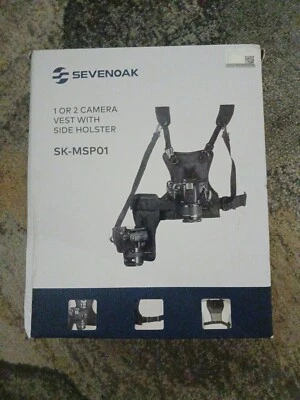 Sevenoak Sk-msp01 1 Or 2 Camera Vest With Side Holster