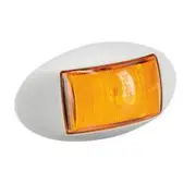 Narva Model 14 LED Front End Outline Marker Lamp White Base - Amber