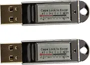 Binxind 2X Gold Temper PC Laptop USB Sensor Thermometer Temperature Data Logger Recorder