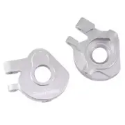 Powerhobby Aluminum Steering Knuckles / Blocks FOR Traxxas TRX-4M Silver TRX4M