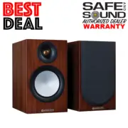 MONITOR AUDIO SILVER 100 7G BOOKSHELF SPEAKERS (PAIR) NATURAL WALNUT