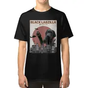 Black Labzilla - Giant Labrador Retriever Lab Dog Monster T-shirt