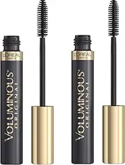 L'Oreal Paris Makeup Voluminous Original Volume Building Mascara, Blackest Black, 2 Count