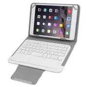 Universal Detachable Magnetic Bluetooth Touchpad Keyboard Leather Case with Holder for 10.1 inch iSO & Android & Windows Tablet PC (White)