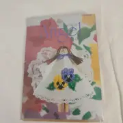 DMC Counted Cross Stitch Angel Doll Pansies #2201 NEW