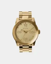 [NIXON] Nixon Corporal Stainless Steel Watch Gold - Size ONE ONE Gold