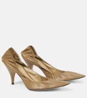 [The Row] The Row Liisa 80 leather pumps AU 6 beige