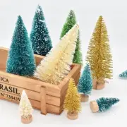 8Pcs/set Mini Christmas Tree Pine Tree DIY Christmas Decorations