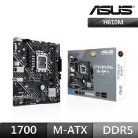 在飛比找momo購物網優惠-【ASUS 華碩】PRIME H610M-E-CSM 主機板