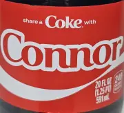 Share a Coke with Connor 2025 Personalized Gift Coca Cola Bottle 20oz