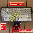 9" 16500Lm LED Light Work Light Floodlight For Milwaukee M18 Battery 18V