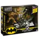 《 DC 漫畫 》BATMAN蝙蝠俠-4吋蝙蝠俠可動人偶與摩托車