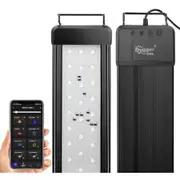 Hygger Aquarium Bluetooth LED Light 18W with App Control - Black
