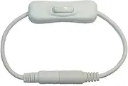 5.5x2.1mm Female to Male Power Switches Extension Cable for CCTV Cord Adapters Security Camera Extend Connectors