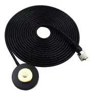 5M RG-58/U Coaxial Cable PL259 to NMO For Ham Two-Way Radios transceiver Antenna