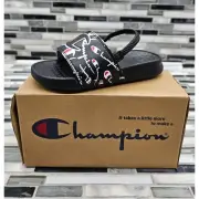 Champion Super Slide Warped Black Toddler's Size 7T