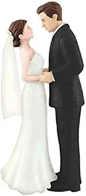 Bride & Groom Cake Topper | Wedding and Engagement Party, 3 Ct.