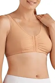 [Amoena] Women's Frances Leisure Front Closure Bra Opaque