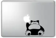 Snorlax Reaching for Apple Pokemon - Apple Macbook Laptop Vinyl Sticker Decal