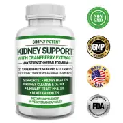 Simply Potent Kidney Support-Kidney Cleanse Detox & Repair,Support Urinary Tract