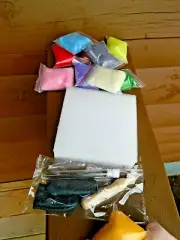 24 Color Wool Roving 3g Needle Felting Kit Tools for Handmade Wool Felting Gifts