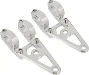Pair of 30mm Headlight Bracket Clamps Made from CNC Aluminum Alloy with Performance Compatible with Monkey Z50 Z50A Z50J Bikes Gorilla Bikes Clone Z50 Bikes and Suitable for