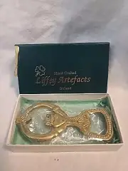 Vintage Liffey Artefacts Ireland Claddagh Irish Gift Quality Brass Bottle Opener