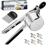 Stainless Steel Potato Ricer and Masher for Instant Mashed Potatoes