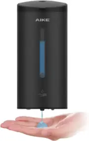 AIKE Wall-Mount Automatic Liquid Soap Dispenser Commercial Large Capacity Matte