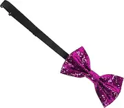 [DEARMAMY] Sparkling Bow Tie for Men Tuxedo Bow Tie Glitter for Wedding Party Banquet