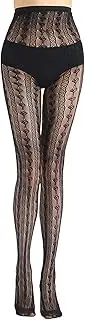[Generic] Plus Size for Women 3X Women Silk Stockings Ultra Thin Double Line Black Straight Line Fine Mesh with Drill Mesh Stockings Panties Silk Stockings Sexy Mesh Stockings Christmas Lingerie for Women