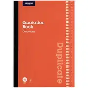 J.Burrows Carbonless Duplicate Quote Book 50 Pages