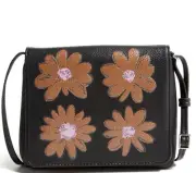 Vera Bradley MOONLESS NIGHT FAUX LEATHER Small Flap Hipster crossbody bag NWT